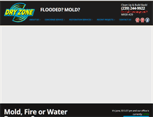 Tablet Screenshot of dryzoneinc.net